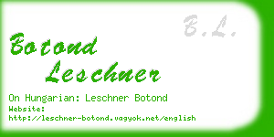 botond leschner business card